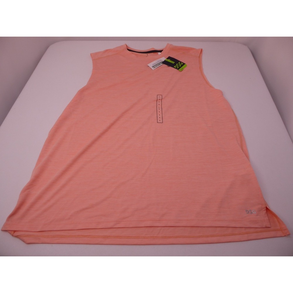 NWT DSG Movement Athletic Muscle Tank Pink Ray Heather Large Shirt